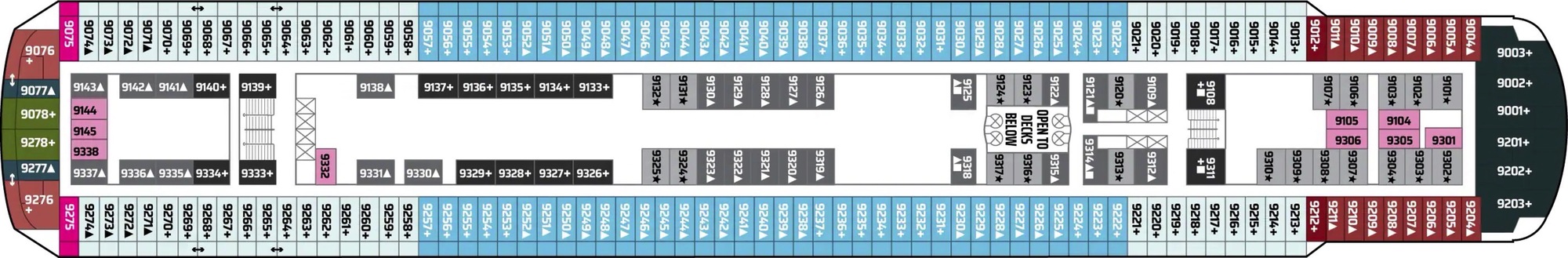 Fjord Deck 9 plan